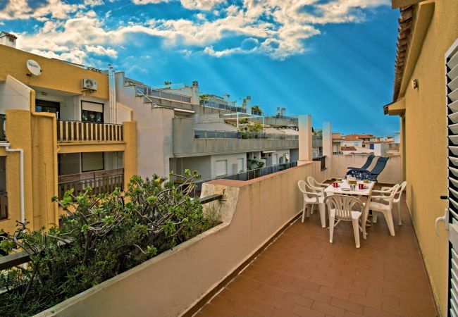  in Alcoceber / Alcossebre -  Playa Cargador - Atico con terraza y piscina